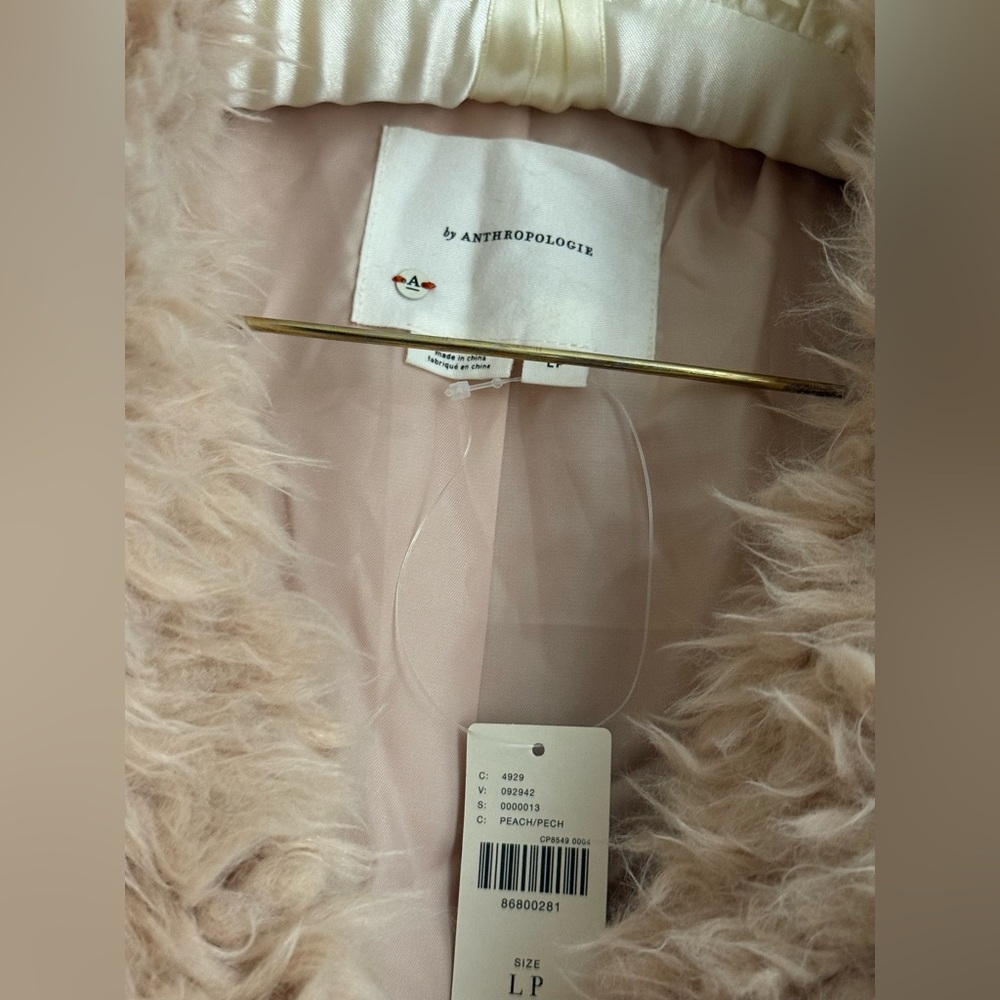 Anthropologie Teddy Jacket in Tan - Picture 5 of 7